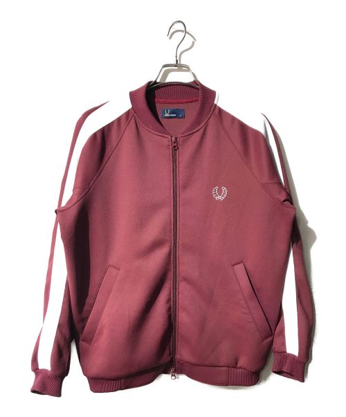 FRED PERRY（フレッドペリー）FRED PERRY (フレッドペリー) BEAMS (ビームス) トラックジャケット レッド サイズ:Sの古着・服飾アイテム