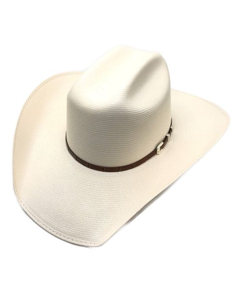 STETSON（ステットソン）STETSON (ステットソン) ハット ホワイト サイズ:57/71/8の古着・服飾アイテム