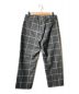 Supreme (シュプリーム) WINDOWPANE WOOL TROUSER グレー サイズ:W30：11800円