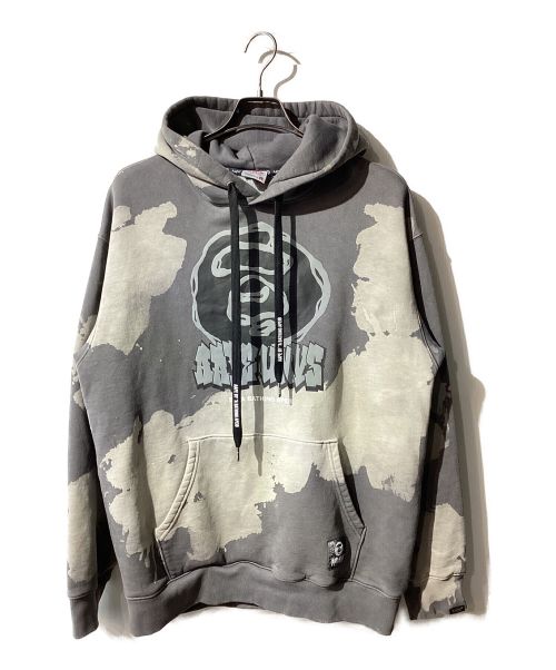 A BATHING APE（アベイシングエイプ）A BATHING APE (アベイシングエイプ) AAPE PULLOVER HOODIE グレー サイズ:Ｌの古着・服飾アイテム