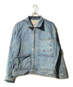 stussyステューシー）の古着「Denim Zip Work Jacket」｜インディゴ