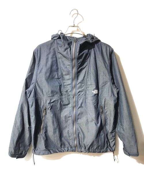 THE NORTH FACE（ザ ノース フェイス）THE NORTH FACE (ザ ノース フェイス) ナイロンデニムコンパクトジャケット インディゴ サイズ:Mの古着・服飾アイテム