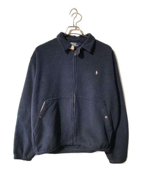 POLO RALPH LAUREN（ポロ・ラルフローレン）POLO RALPH LAUREN (ポロ・ラルフローレン) フリースジャケット ネイビー サイズ:Lの古着・服飾アイテム