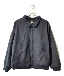 gold（ゴールド）の古着「WOOL/NYLON GABARDINE HARRINGTON JACKET」｜ネイビー