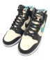 NIKE（ナイキ）の古着「Nike Dunk High Retro EMB/ハイカットスニーカー」｜アイボリー×ブラック×ブルー