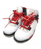 NIKEナイキ）の古着「AIR JORDAN 4 RETRO RED CEMENT」｜ホワイト×レッド