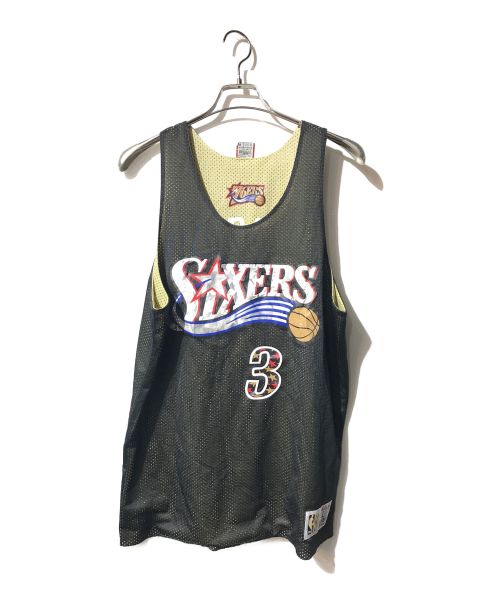 MITCHELL & NESS（ミッチェルアンドネス）MITCHELL & NESS (ミッチェルアンドネス) リバーシブルゲームシャツ ブラック サイズ:Lの古着・服飾アイテム