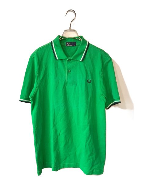 FRED PERRY（フレッドペリー）FRED PERRY (フレッドペリー) ポロシャツ グリーン サイズ:Ｍの古着・服飾アイテム