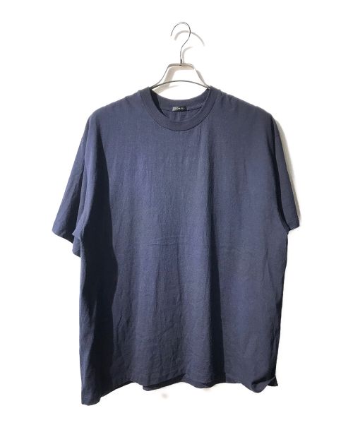 COMOLI（コモリ）COMOLI (コモリ) 空紡天竺半袖Tシャツ ネイビー サイズ:4の古着・服飾アイテム