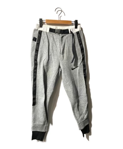 NIKE（ナイキ）NIKE (ナイキ) sacai (サカイ) NRG FLEECE PANT グレー サイズ:XSの古着・服飾アイテム