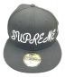 Supreme (シュプリーム) script new era cap ブラック サイズ:7　3/8：9800円