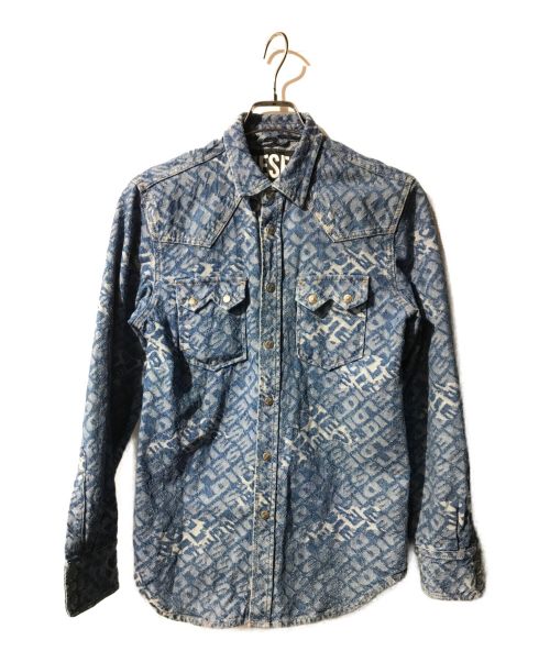 DIESEL（ディーゼル）DIESEL (ディーゼル) CAMICIA DENIM SHIRT インディゴ サイズ:Sの古着・服飾アイテム