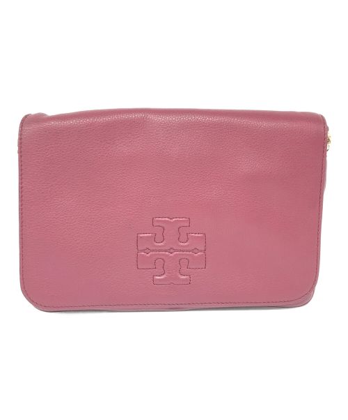 TORY BURCH（トリーバーチ）TORY BURCH (トリーバーチ) 2ストラップショルダーバッグ レッドの古着・服飾アイテム