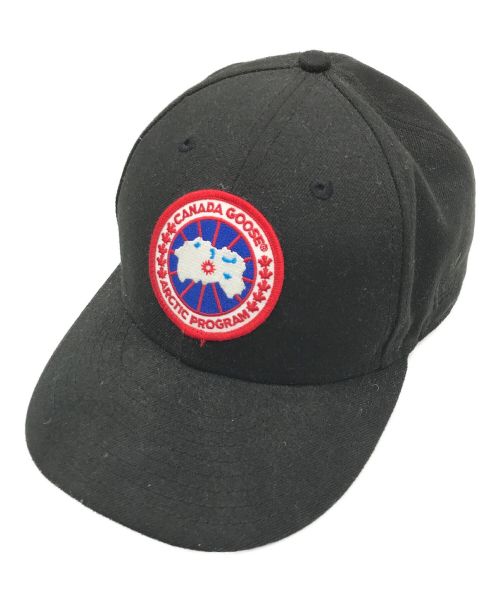 CANADA GOOSE（カナダグース）CANADA GOOSE (カナダグース) New Era (ニューエラ) キャップ ブラックの古着・服飾アイテム