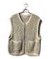 ENCOMING（インカミング）の古着「KNITTED TWO POCKET VEST」｜ベージュ