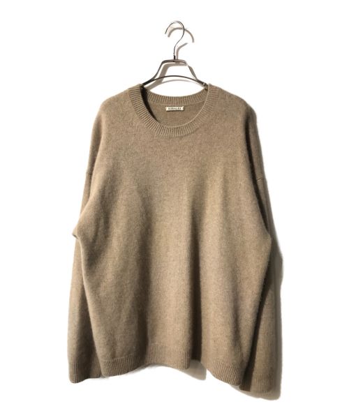 AURALEE（オーラリー）AURALEE (オーラリー) BABY CASHMERE KNIT P/O ブラウン サイズ:5の古着・服飾アイテム