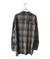 PENDLETON (ペンドルトン) バンドカラーシャツ ネイビー×ブラウン サイズ:Ｍ：3980円