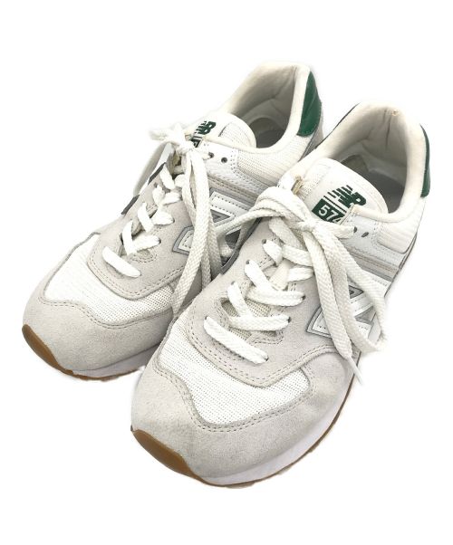 NEW BALANCE（ニューバランス）NEW BALANCE (ニューバランス) ML574TD2 グレー×ホワイト サイズ:25㎝の古着・服飾アイテム