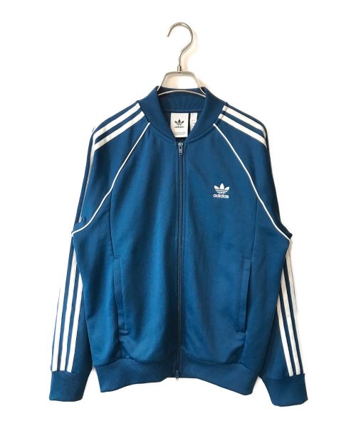 adidas（アディダス）adidas (アディダス) トラックジャケット ブルー サイズ:Lの古着・服飾アイテム