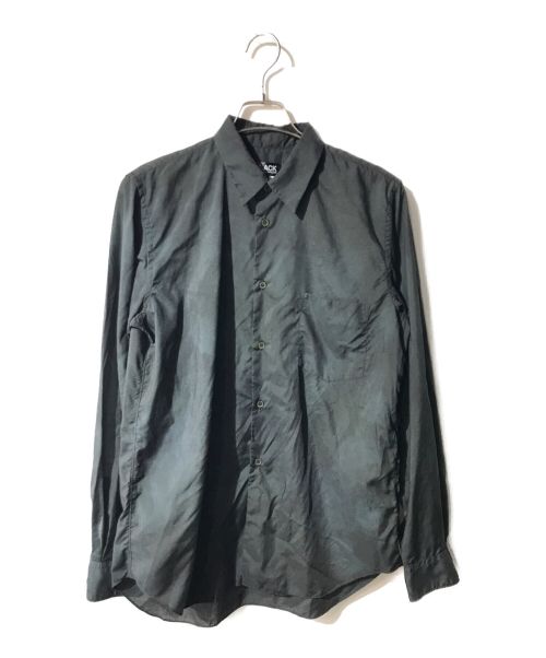 BLACK COMME des GARCONS（ブラック コムデギャルソン）BLACK COMME des GARCONS (ブラック コムデギャルソン) ポリシャツ ブラック サイズ:Ｌの古着・服飾アイテム