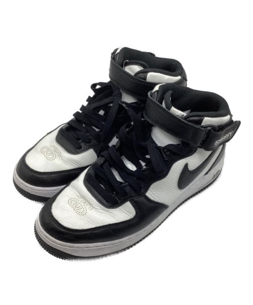 NIKE（ナイキ）NIKE (ナイキ) stussy (ステューシー) AIR FORCE 1 '07 MID SP ホワイト×ブラック サイズ:26.5㎝の古着・服飾アイテム