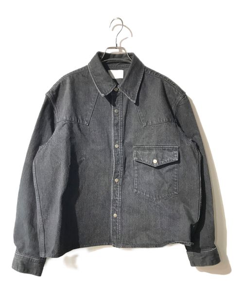 URU（ウル）uru (ウル) DENIM JACKET(TYPE B) ブラック サイズ:サイズ表記なしの古着・服飾アイテム