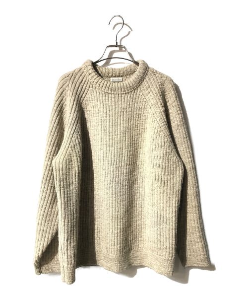 STEVEN ALAN（スティーブンアラン）STEVEN ALAN (スティーブンアラン) 4MIX RIB CREW NECK KNIT-LOOSE カーキ サイズ:Ｍの古着・服飾アイテム