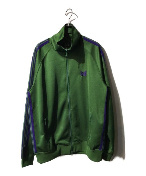 Needles（ニードルズ）Needles (ニードルズ) Poly Smooth Track Jacket グリーン×パープル サイズ:Lの古着・服飾アイテム