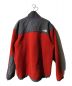 THE NORTH FACE (ザ ノース フェイス) フリースジャケット レッド×グレー サイズ:L：4800円