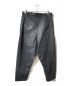 JULIUS (ユリウス) Low Crotch Baggy Pants ブラック サイズ:3 未使用品：9800円