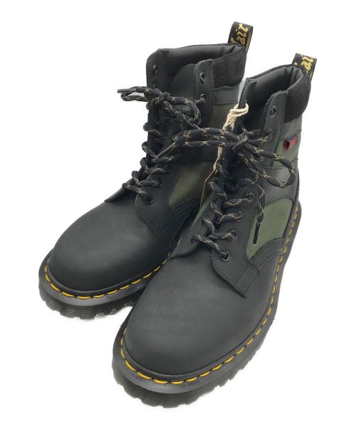 Dr.Martens（ドクターマーチン）Dr.Martens (ドクターマーチン) 1460 padded pnl ブラック×グリーン サイズ:27㎝の古着・服飾アイテム