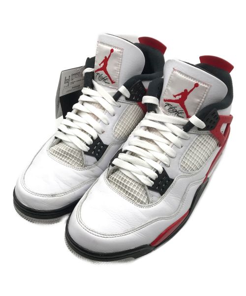 NIKE（ナイキ）NIKE (ナイキ) AIR JORDAN 4 RED CEMENT レッド×ホワイト サイズ:28.5cmの古着・服飾アイテム