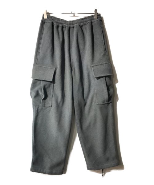 FOLL（フォル）FOLL (フォル) micro fleece easy cargo pants グレー サイズ:2の古着・服飾アイテム