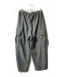 FOLL (フォル) micro fleece easy cargo pants グレー サイズ:2：9800円