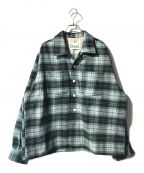 STEADステッド）の古着「FLANNEL CHECK SHIRTS」｜グリーン×ブラック