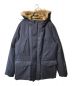 SOPHNET.（ソフネット）の古着「2 LAYER WOOL FUR DOWN JACKET」｜ネイビー