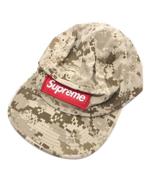 SUPREME（シュプリーム）Supreme (シュプリーム) NYCO Twill Camp Cap Digital ベージュの古着・服飾アイテム