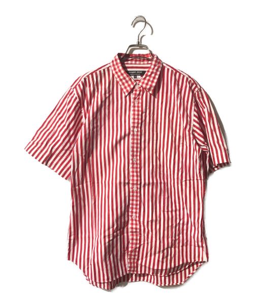 COMME des GARCONS HOMME DEUX（コムデギャルソン オム ドゥ）COMME des GARCONS HOMME DEUX (コムデギャルソン オム ドゥ) ストライプシャツ レッド サイズ:Ｍの古着・服飾アイテム