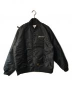 WTAPSダブルタップス）の古着「TEAM JK／JACKET．NYLON．SATIN」｜ブラック