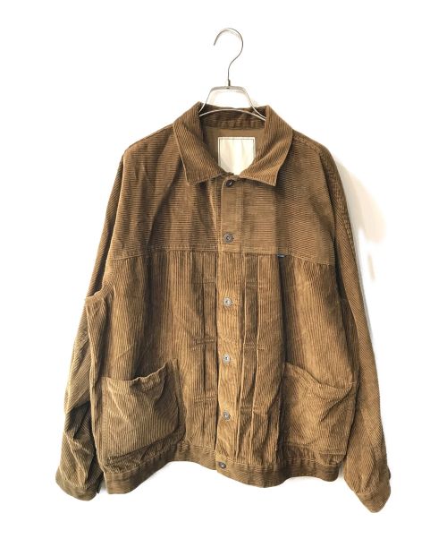 Liberaiders（リベレイダース）Liberaiders (リベレイダース) LIBERAIDERS CORDUROY JACKET ブラウン サイズ:Mの古着・服飾アイテム