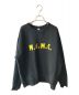 RATS（ラッツ）の古着「LETTERED CREW NECK SWEAT」｜ブラック