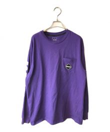 F.C.R.B.（エフシーアールビー）の古着「AUTHENTIC L/S TEAM POCKET TEE」｜パープル