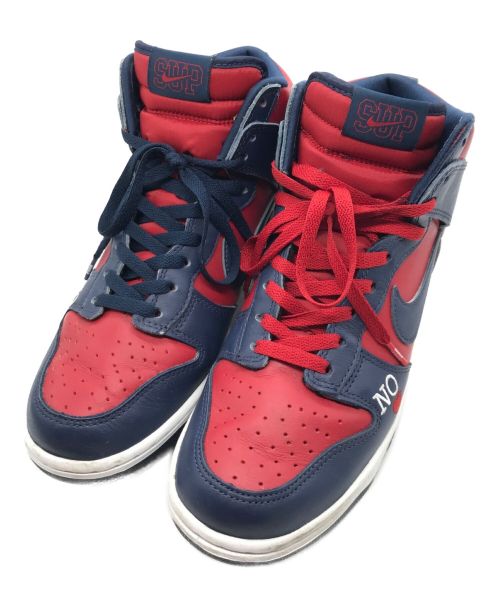 NIKE SB（ナイキエスビー）NIKE SB (ナイキエスビー) Supreme (シュプリーム) Nike SB Dunk High By Any Means 