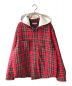 Supreme（シュプリーム）の古着「tartan flannel hooded shirt」｜レッド