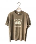NUMBER (N)INEナンバーナイン）の古着「タイム期 Montreal Canada Tシャツ」｜グリーン