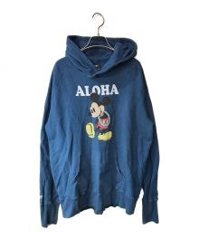 TMT×DISNEY（ティーエムティー×ディズニー）の古着「MICKEY / VINTAGE SWEAT HOODIE」｜ネイビー