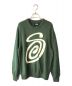 stussy（ステューシー）の古着「CURLYSWEATER」｜グリーン