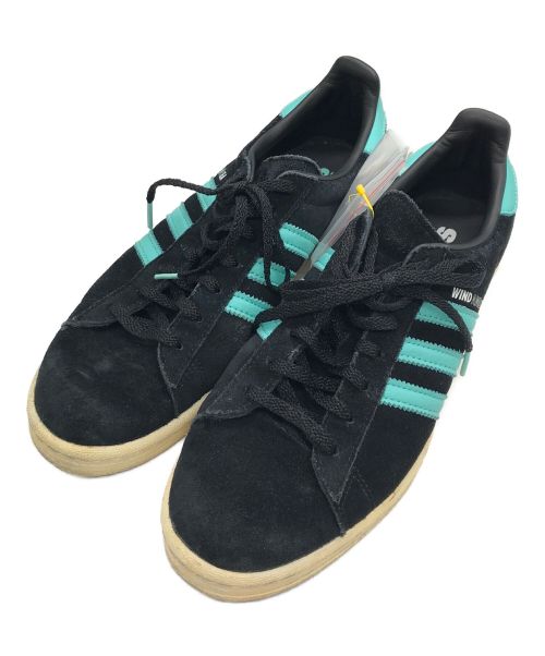 adidas（アディダス）adidas (アディダス) WIND AND SEA (ウィンダンシー) スニーカー ブラック×ブルー サイズ:27.5㎝の古着・服飾アイテム