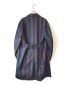 GUCCI (グッチ) STRIPED WOOL COAT WITH CREST マルチカラー サイズ:44：62000円