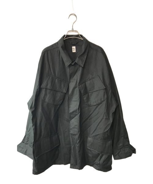 LE（エルイー）LE (エルイー) Ex-WIDE Fatigue Jacket ブラック サイズ:Ｍの古着・服飾アイテム